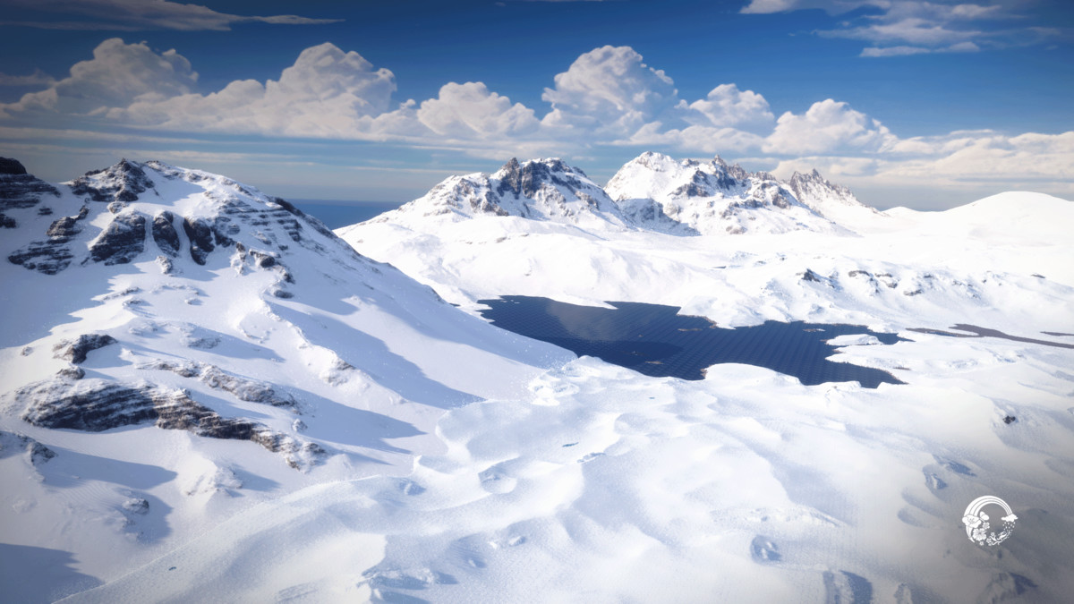 Arctic Landscape Realistic