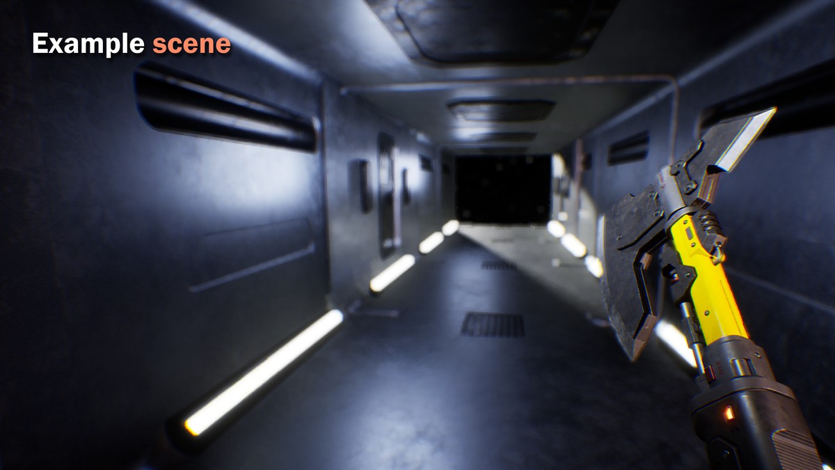 Sci-fi Weapon - Game Ready Axe