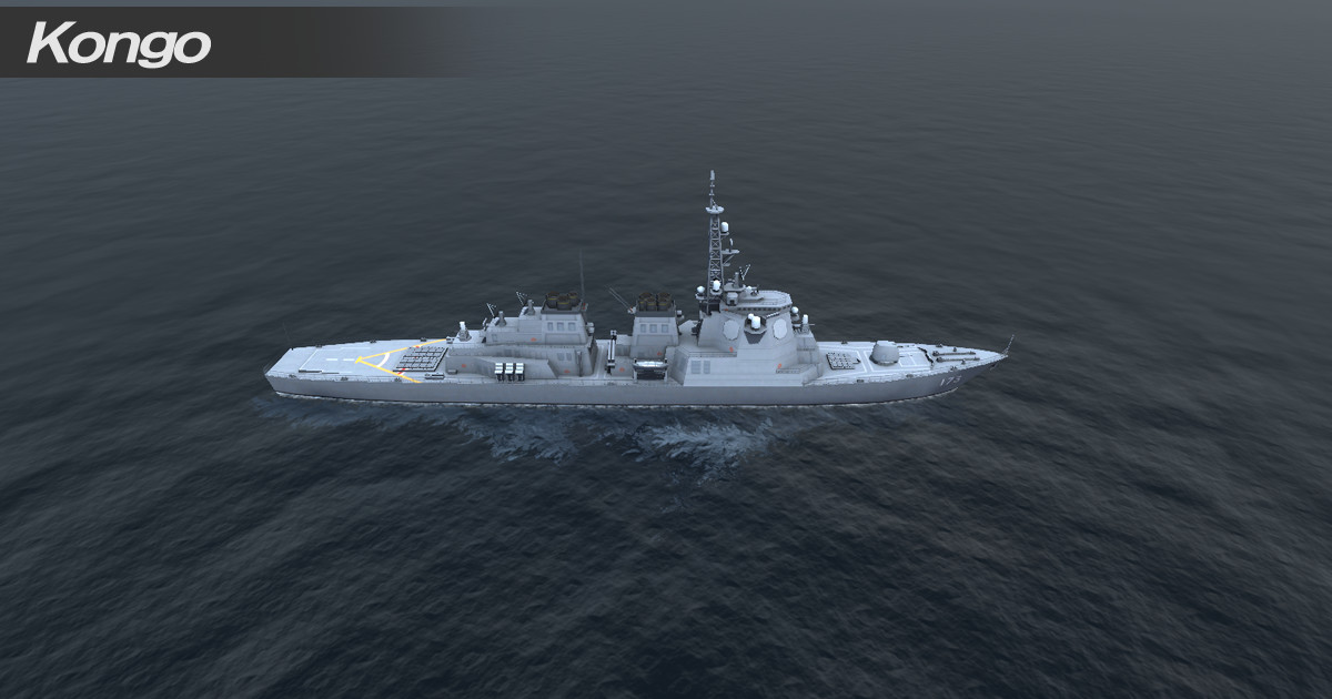 Low Poly Military Warship Collection 11