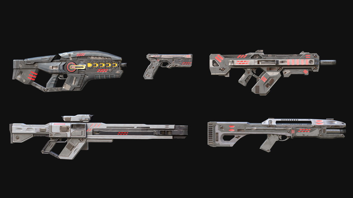 Low-poly Sci-Fi Troopers Bundle