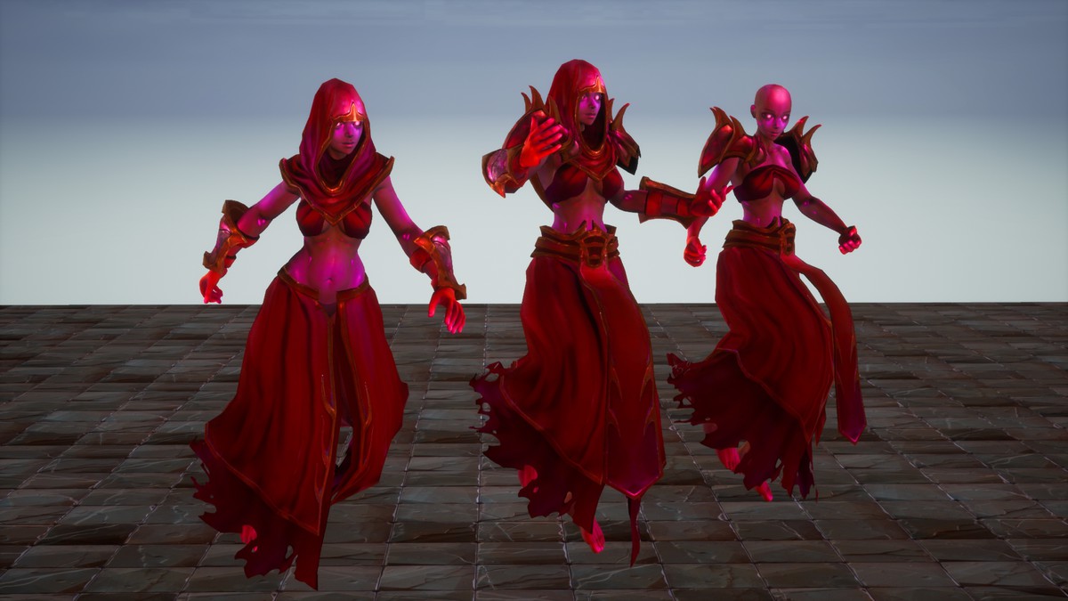 Modular Stylized Fantasy Ghosts