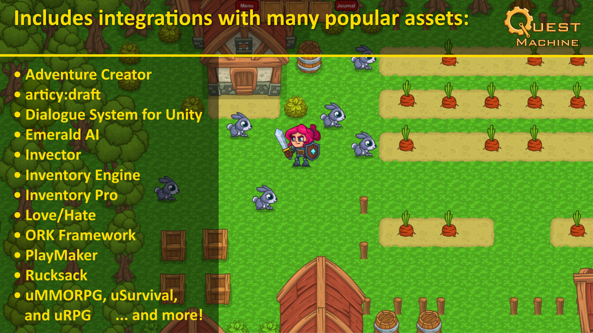 Pixel Crushers Narrative Bundle: Dialogue System, Quest Machine, Love/Hate