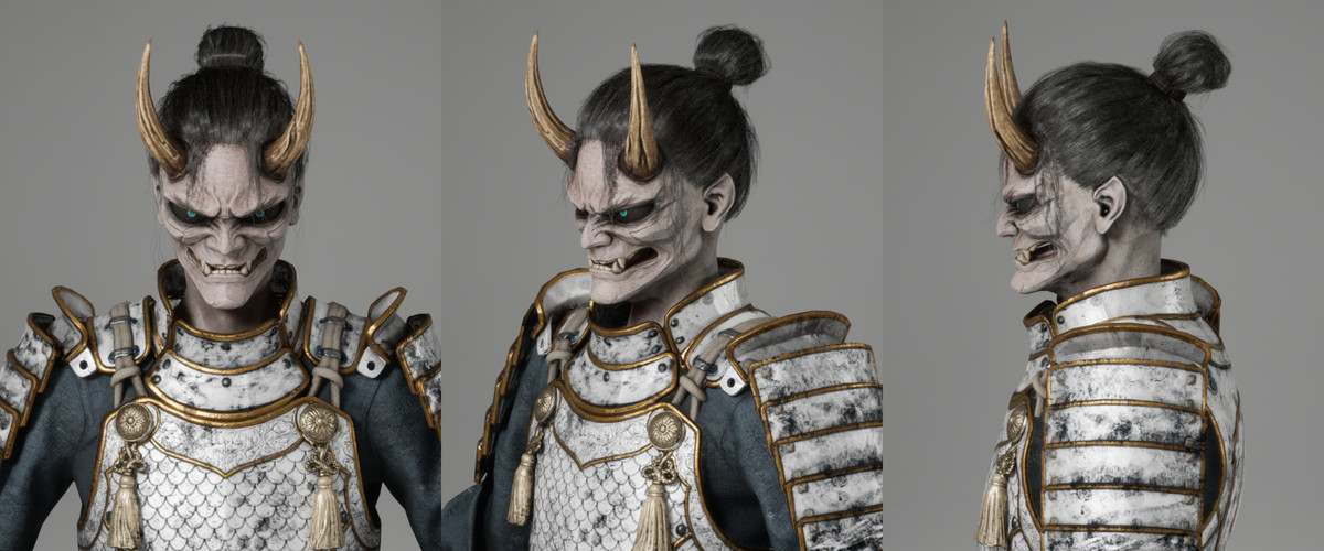 Oni Samurai Character