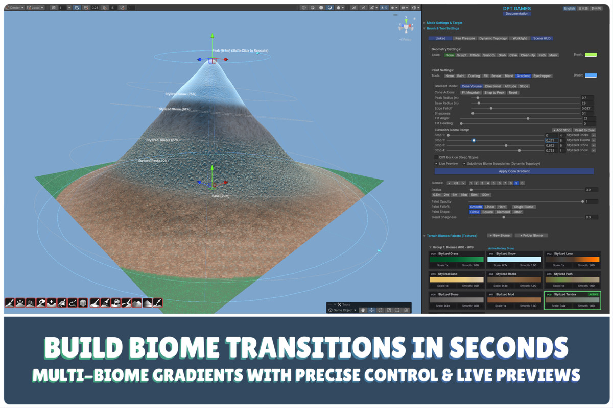 Vertex 3D Terrain: Planet, Floating Island & Spline Creator