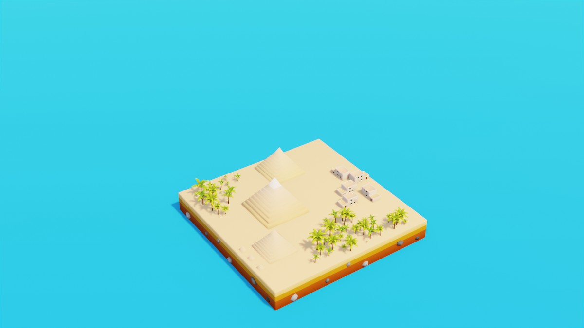 Low Poly LandMarks by IGS