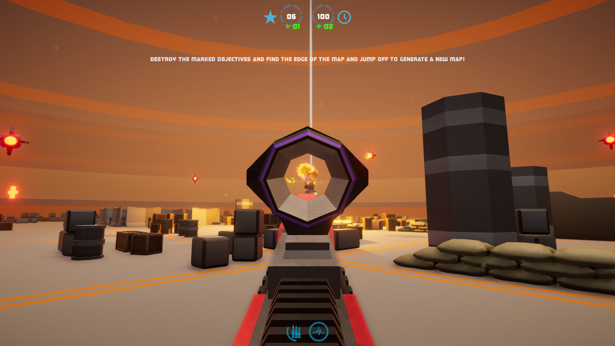 Sci-fi FPS Randomly Generated Full Game Example Template