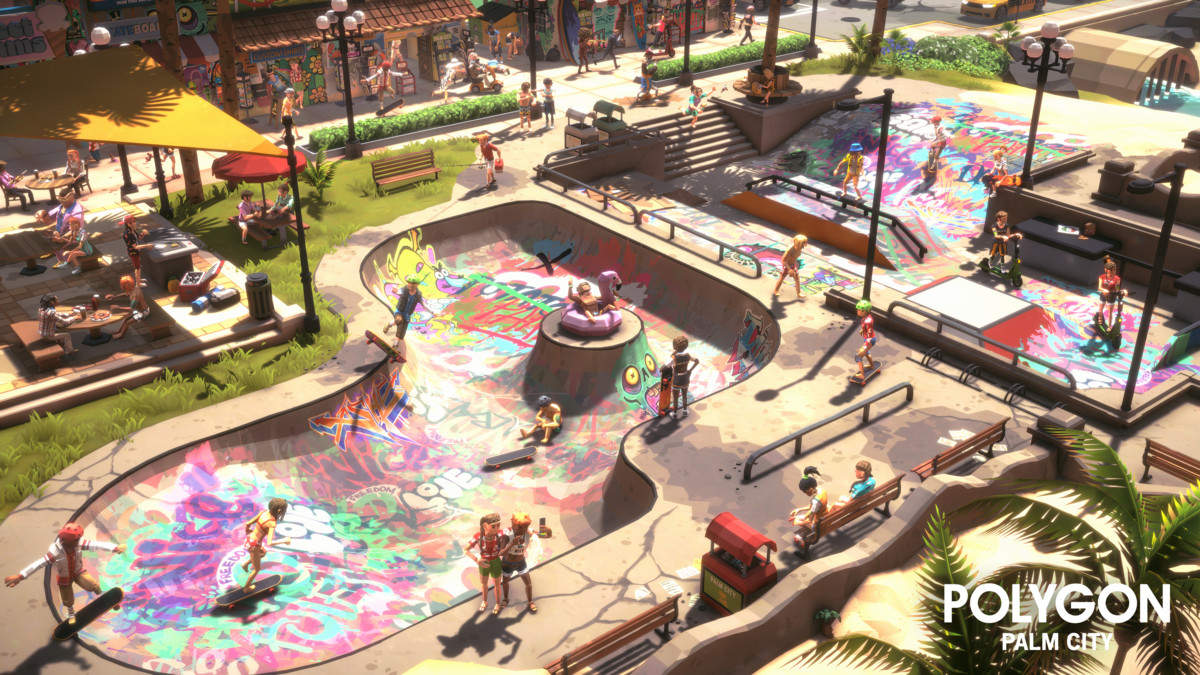 POLYGON - Palm City - Art by Synty