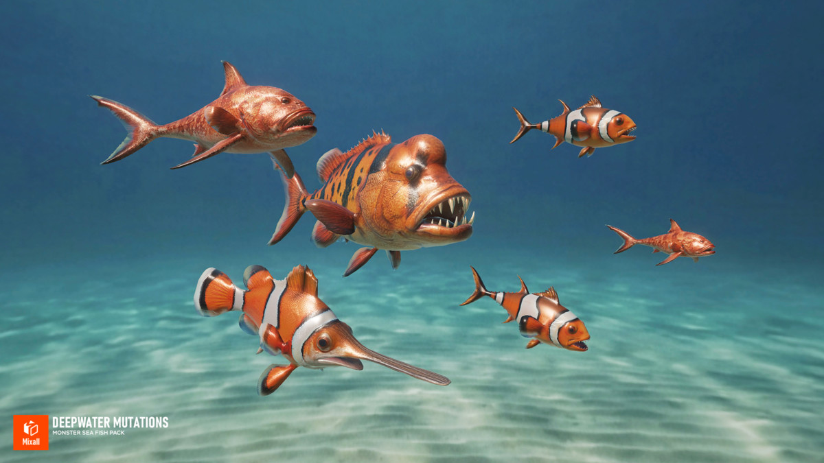 Deepwater Mutations - Monster Sea Fish Pack