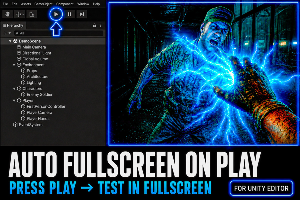 Fullscreen Editor & PlayMode