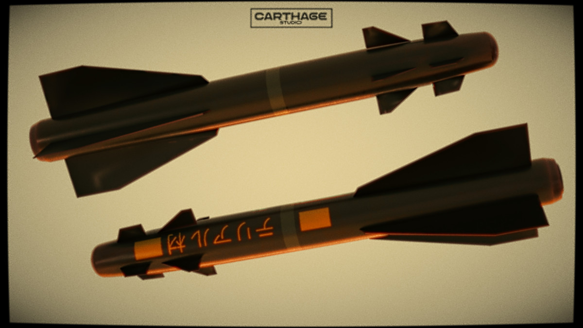 Modular lowpoly Missile & Launcher Pack
