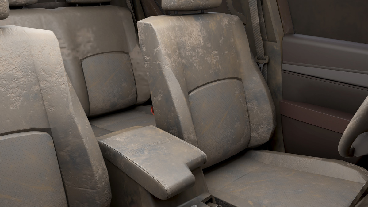 Pickup Truck 04 Brown Dusty URP HDRP Textures