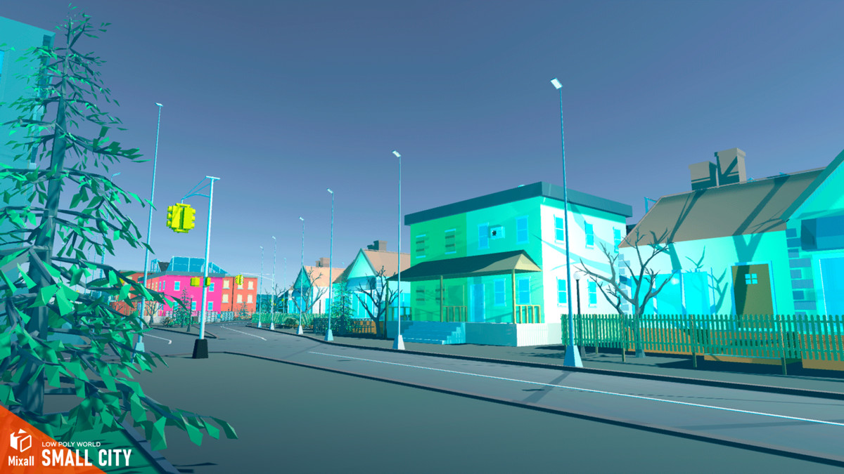 LOW POLY WORLD - SMALL CITY