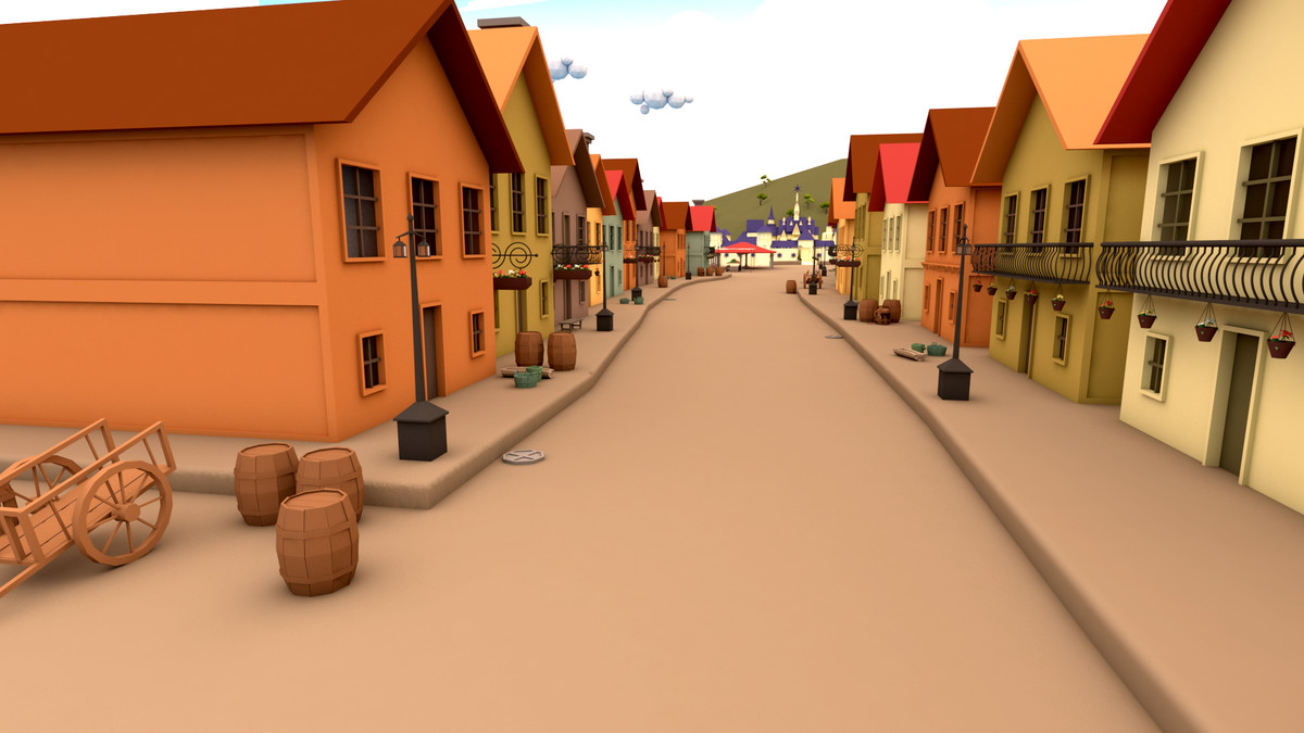 Low Poly Frozen Environment