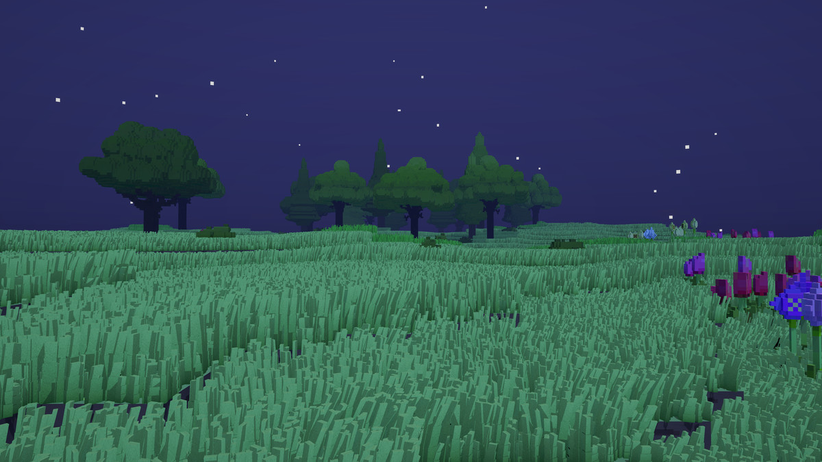 Cozy Stylized Voxel Grass – Full 3D Grass System for URP