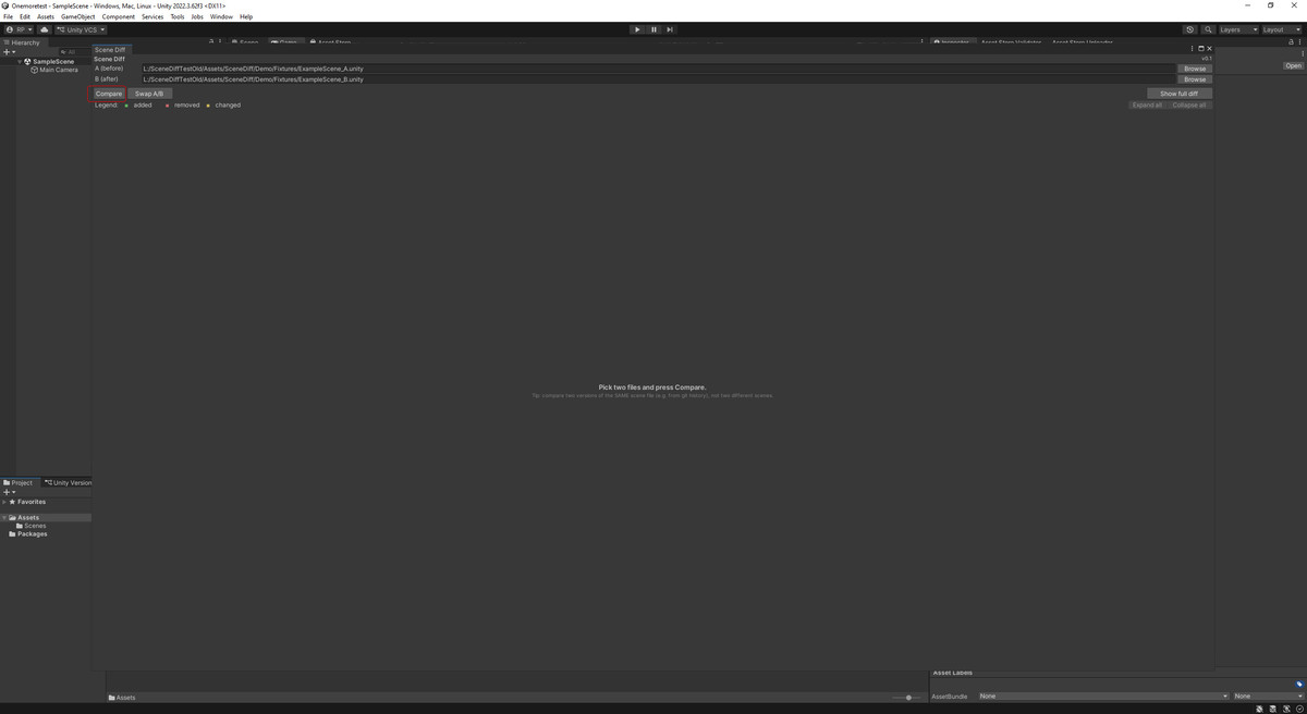 Scene Diff — Reliable Scene & Prefab Comparison