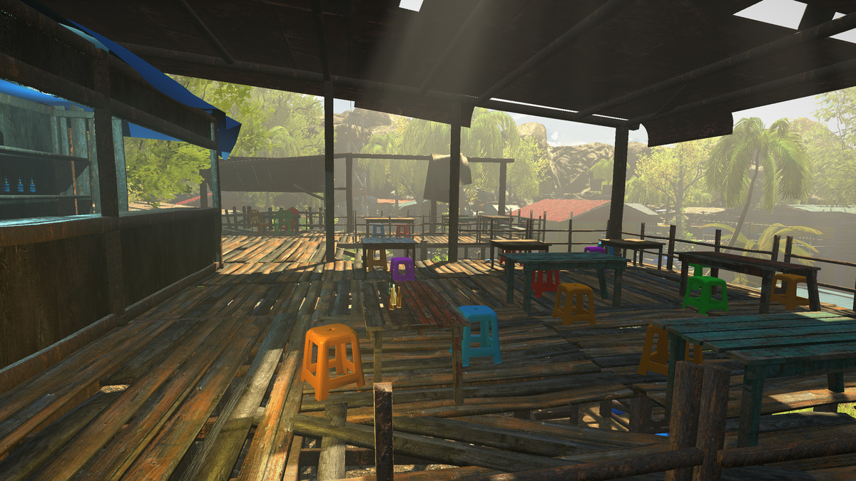 South Pacific Island - Map