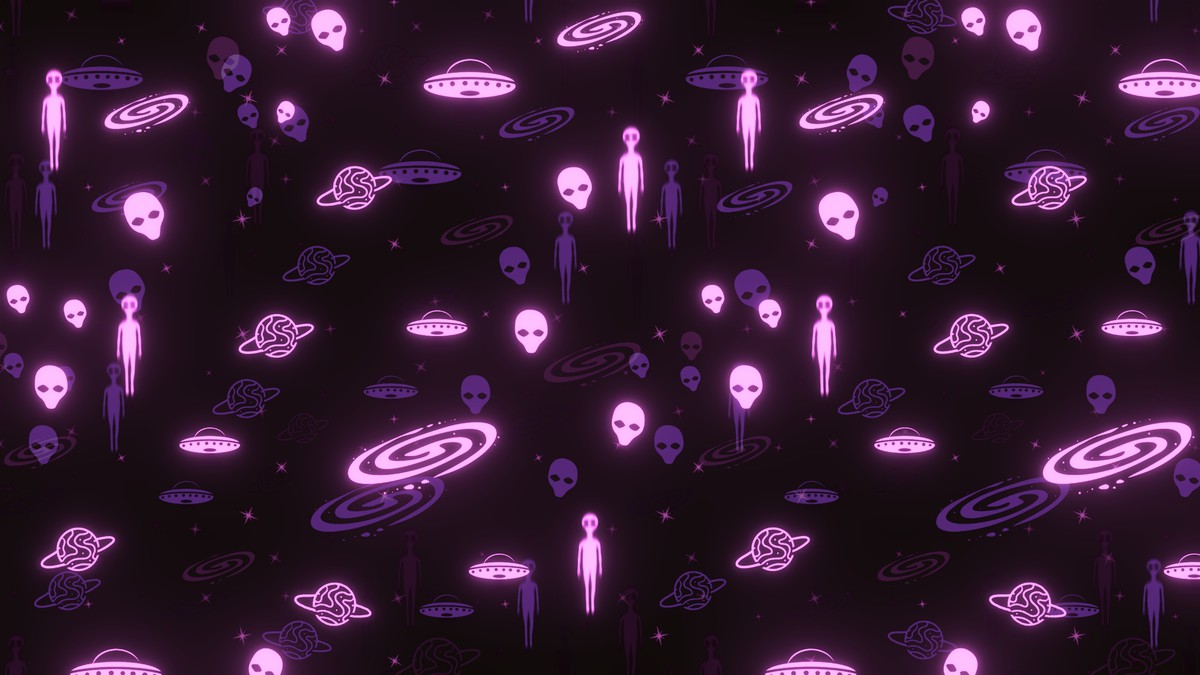 Space & Alien Background Shader