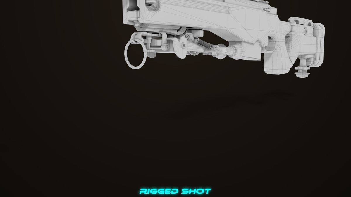 Sniper Rifle 03 Sandal URP HDRP Textures