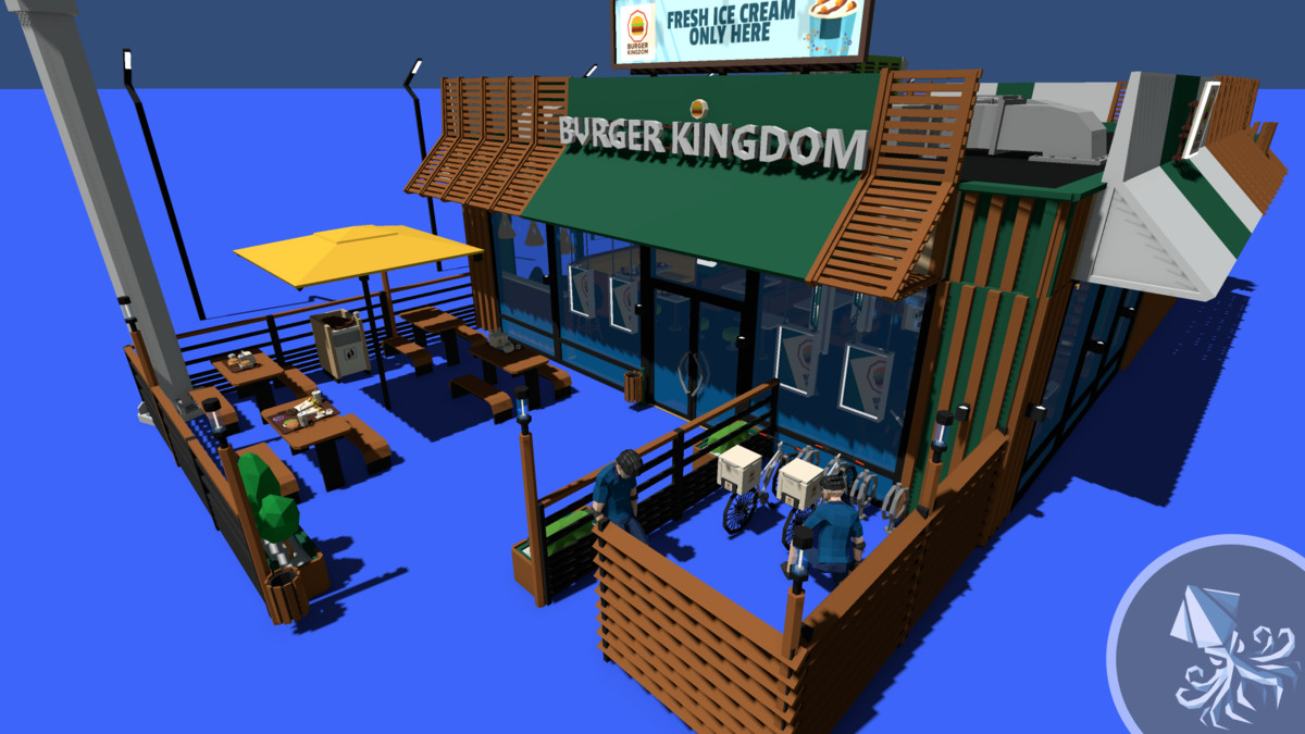 Burger shop
