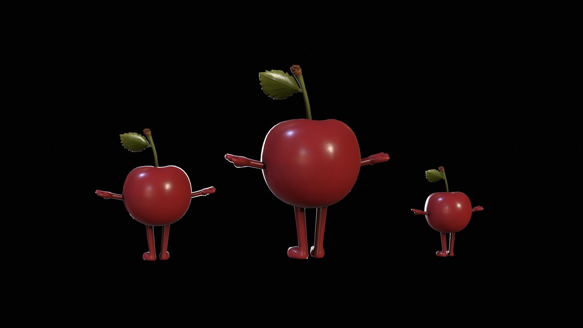 Chibi Fruit Cherry Two