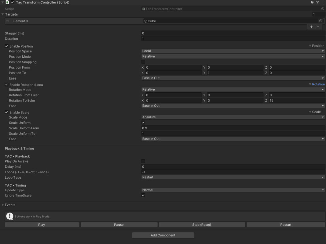 Aniloom TAC — Tween Animation Controller