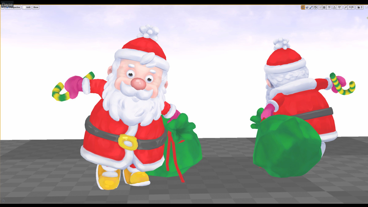 santa claus 24 animations