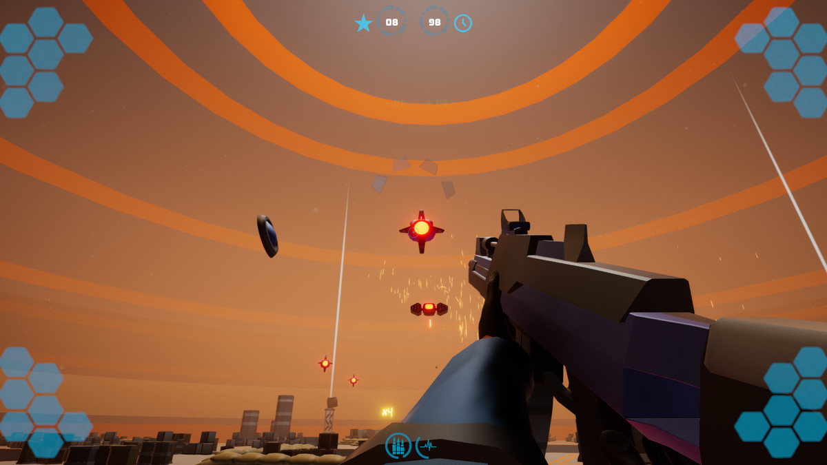 Sci-fi FPS Randomly Generated Full Game Example Template