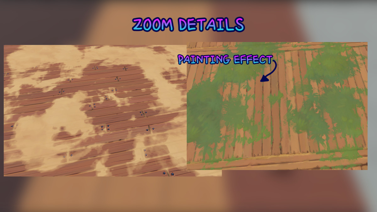 Handpainted Old Wood Floor Textures Pro | Terrain Tool | URP HDRP