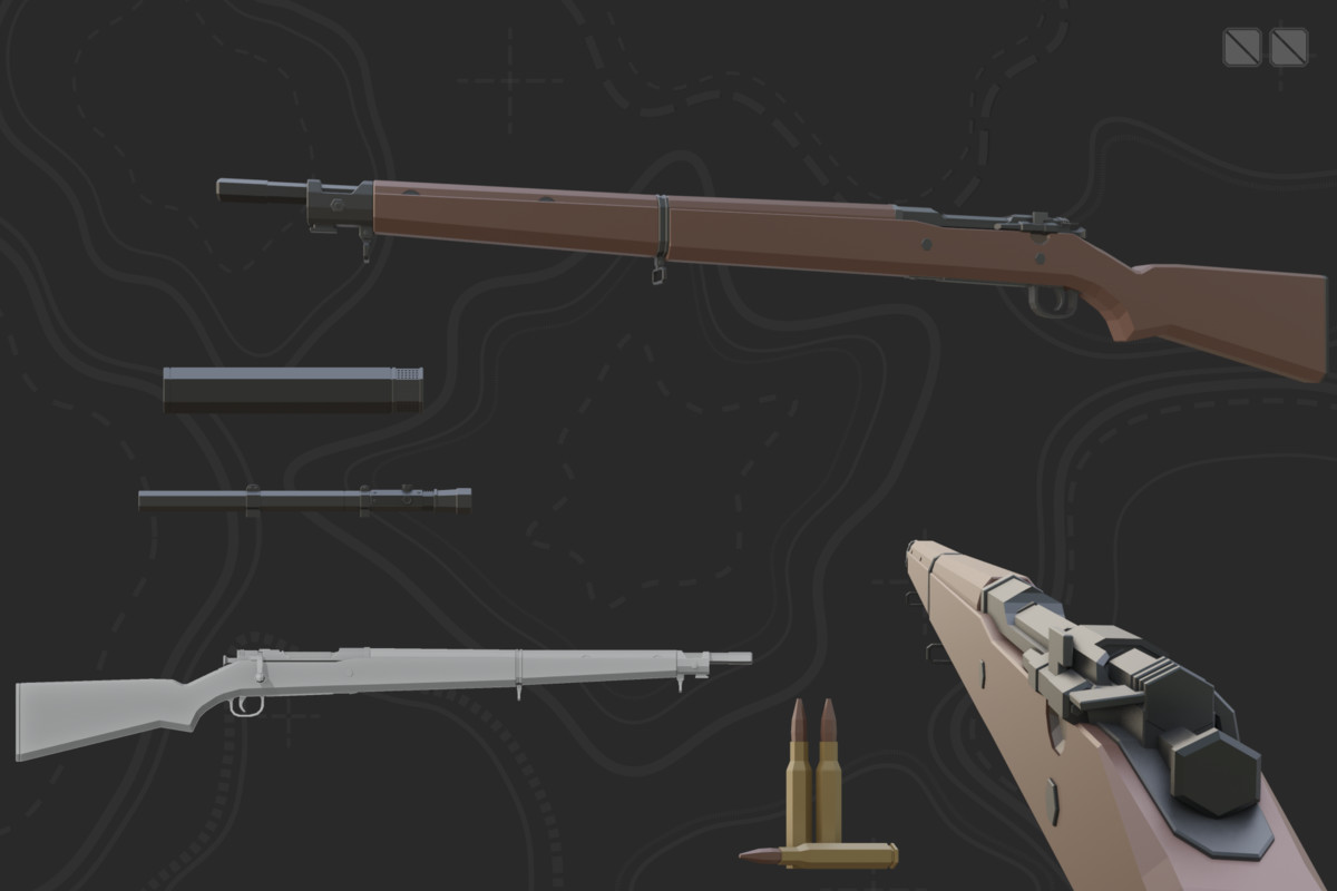 Low Poly Weapon Bundle Pack V
