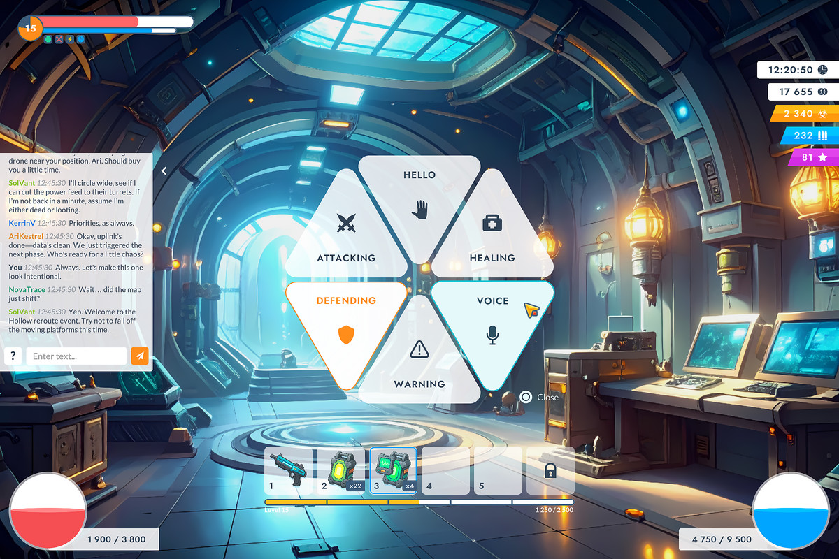 Everwatch GUI - Sci-Fi Complete Game UI Pack + sources