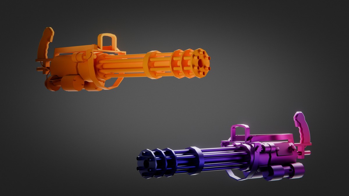 Weapon Gradient Skins Pack — 368 Variations