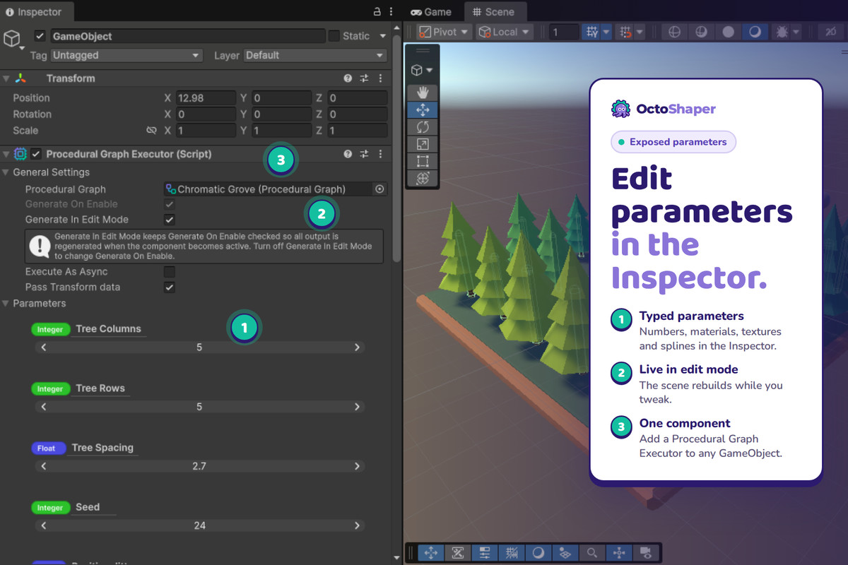 OctoShaper - Node-Based Procedural Generation