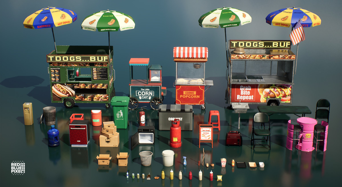 Modern Food Cart