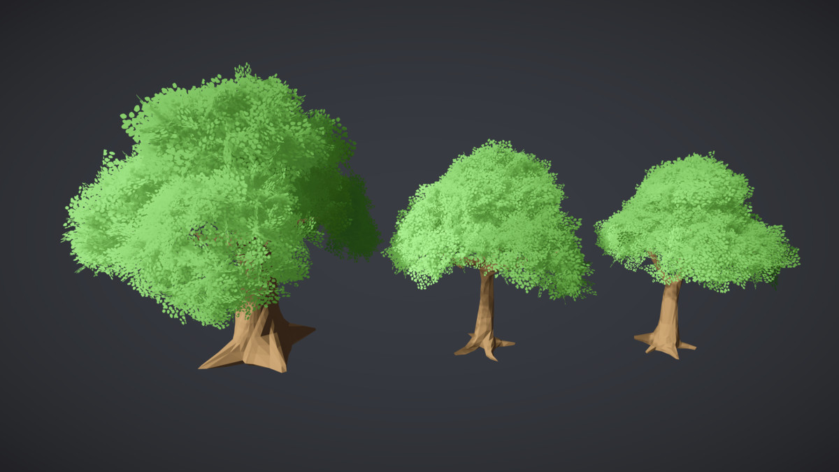 STYLIZED Fantasy Nature Pack: Forest - Low Poly 3D Art