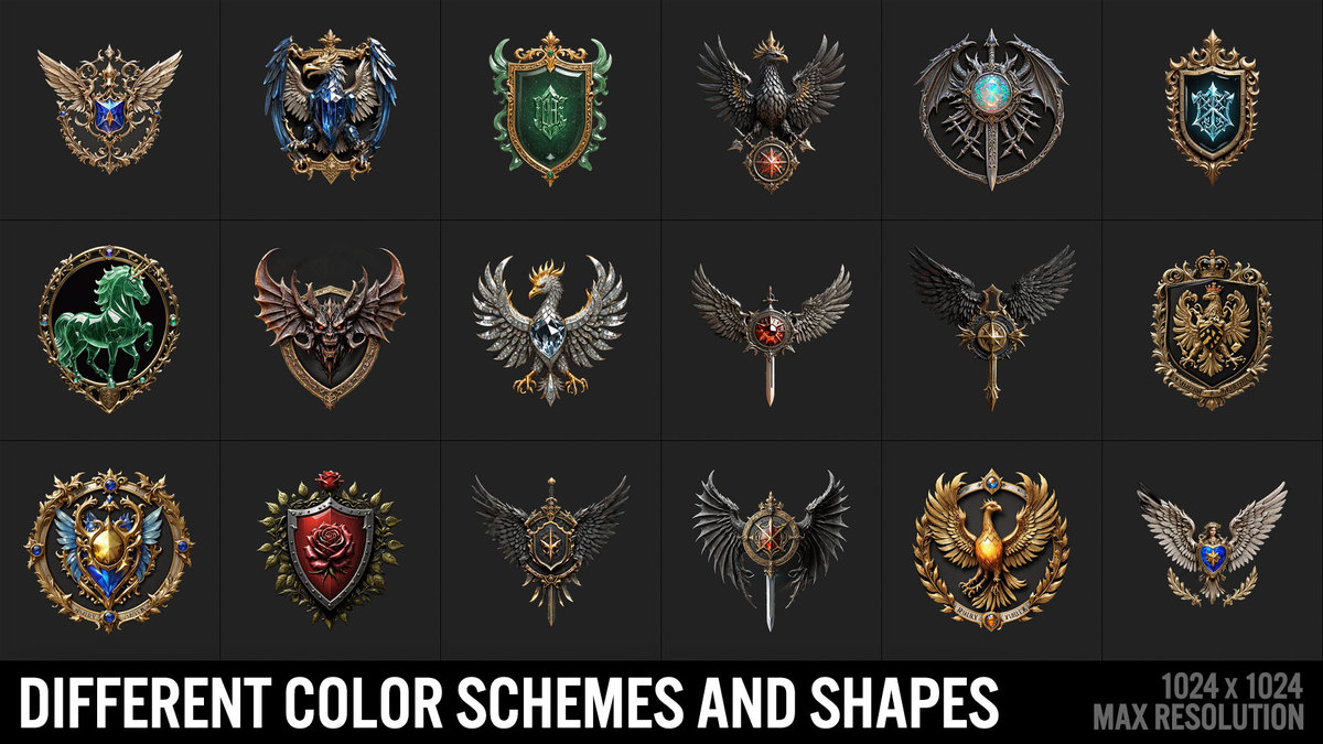 600 Achievements, Trophies, Rewards, Emblems, Badges, Awards, Artifacts Vol2
