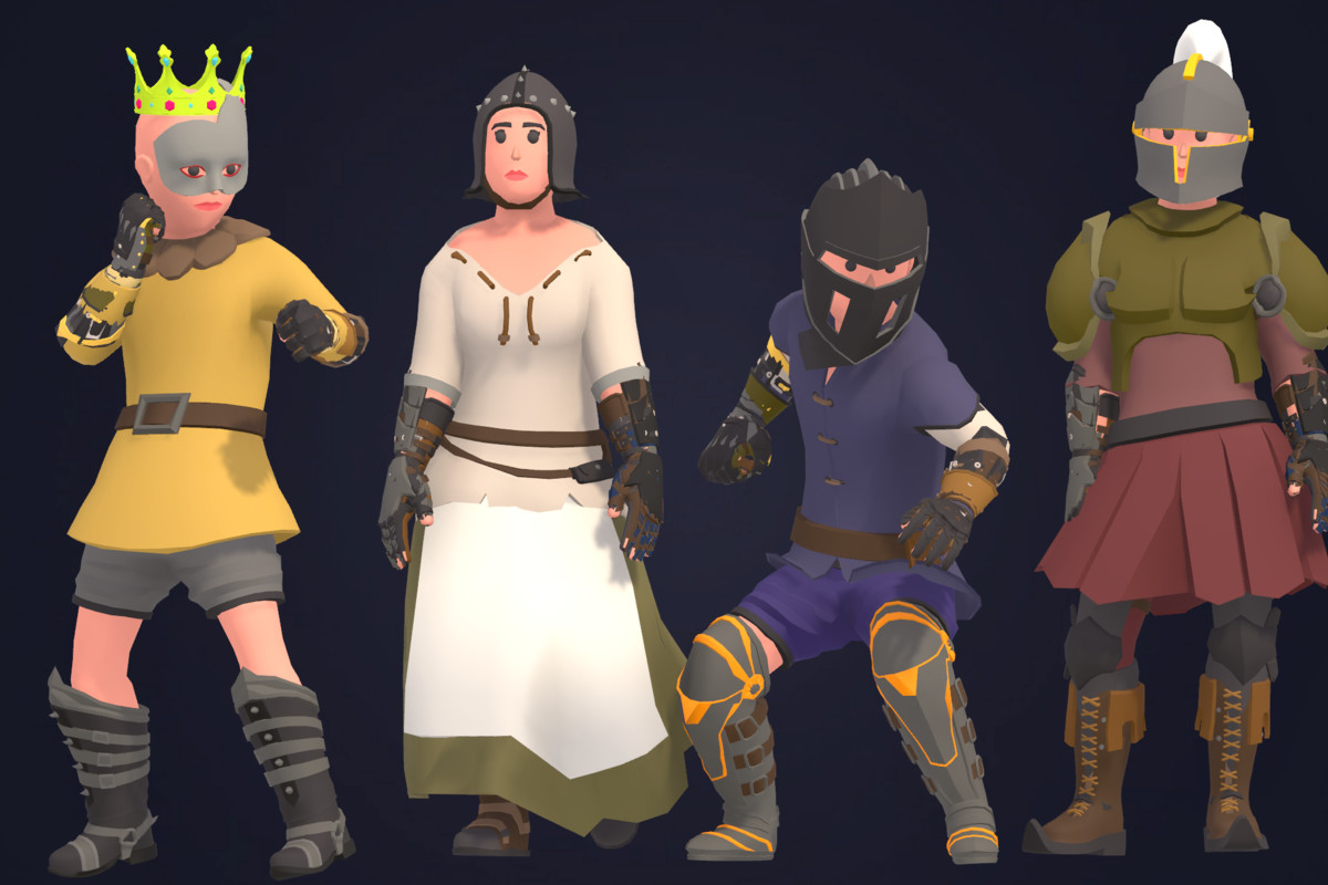 Customizable 3D Fantasy Characters Vol 3