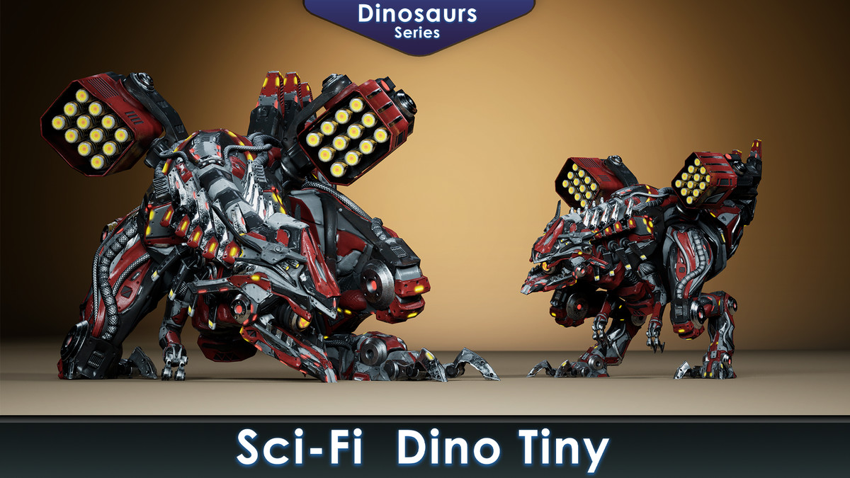Sci-Fi Dinosaurs Pack 2
