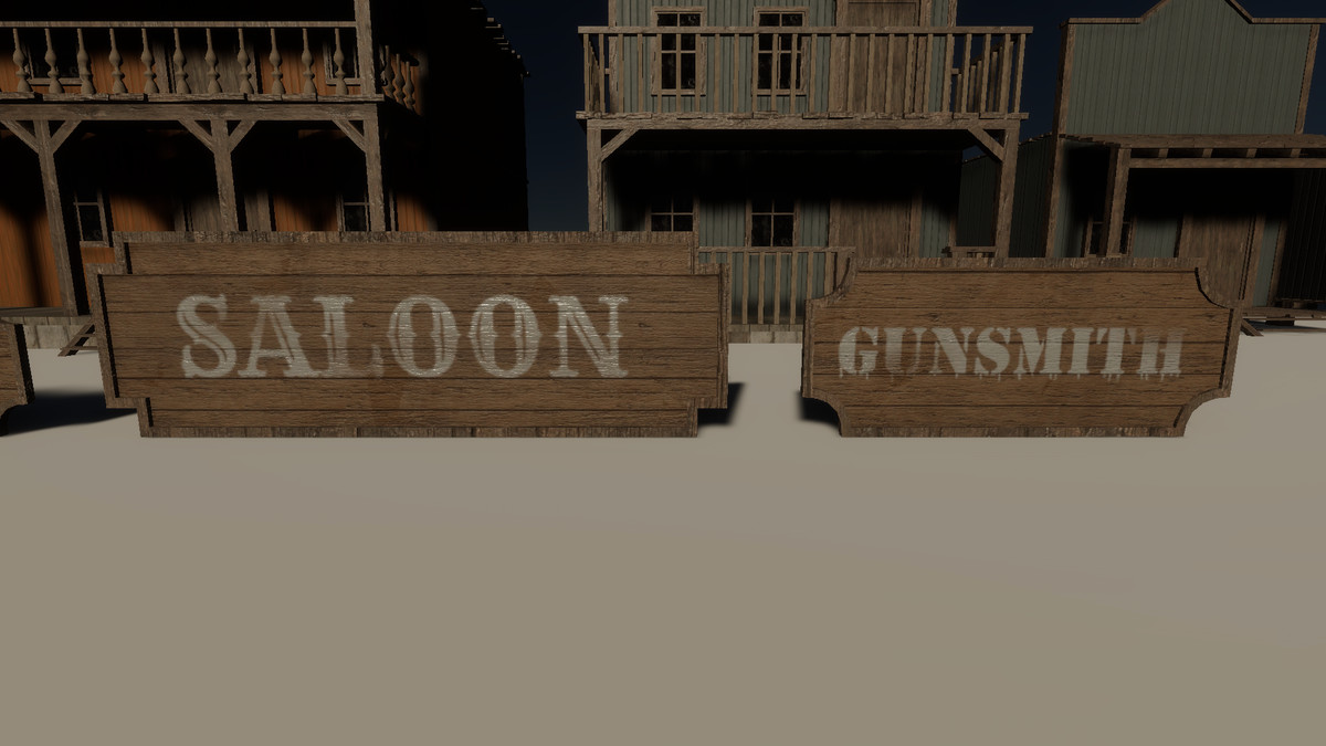 Wild West Town - Realistic Buildings Pack