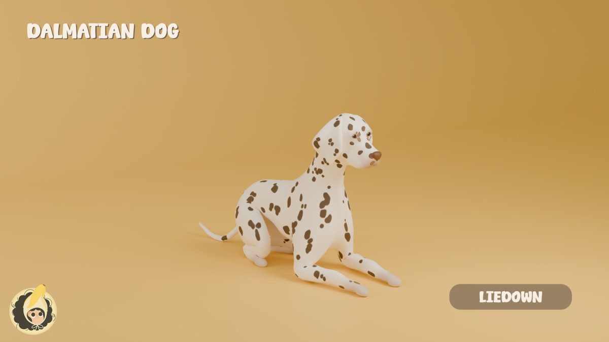 Animated Dalmatian Dog