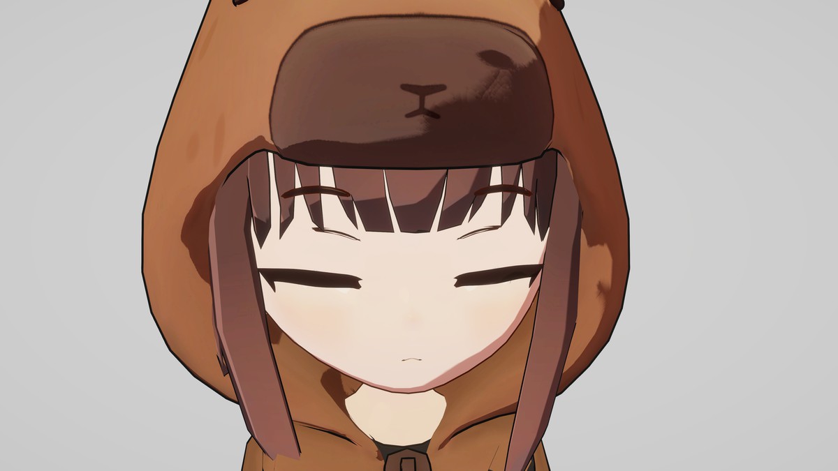 Cute Chibi Anime Girl Capybara Costume