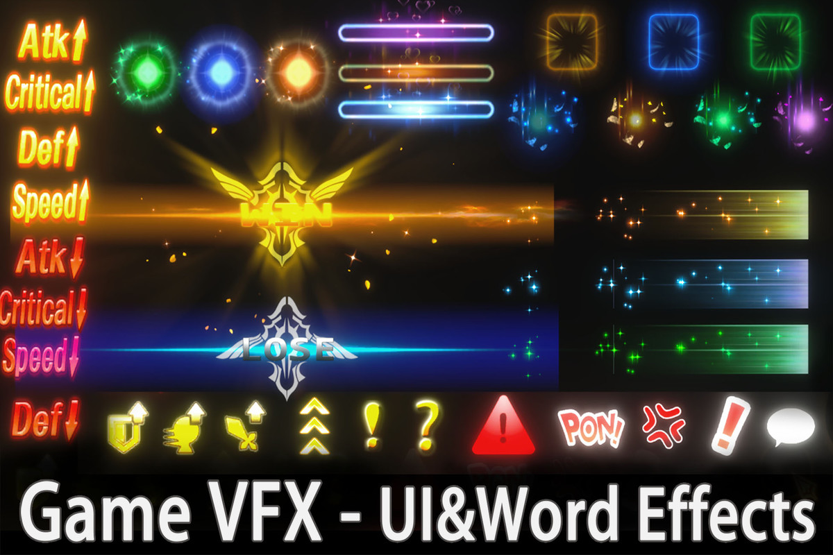 Game VFX - UI & Interaction Effects Bundle