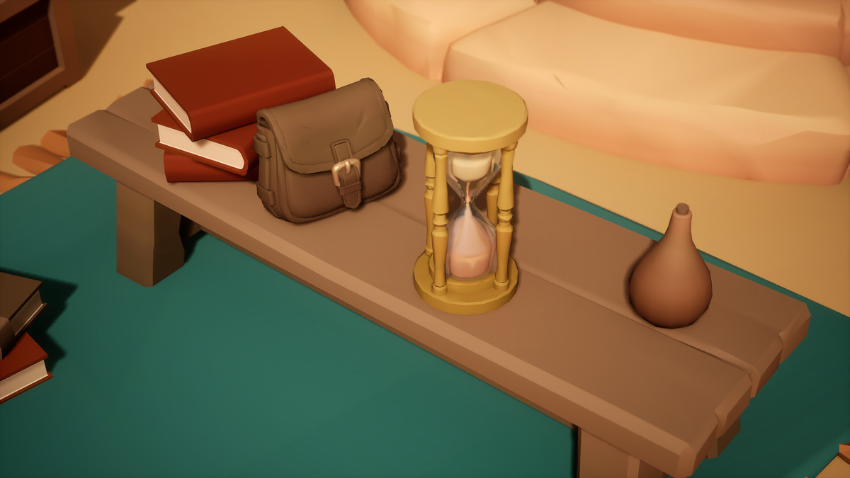 Desert Gilded Shrine - Low Poly Stylized Asset Pack