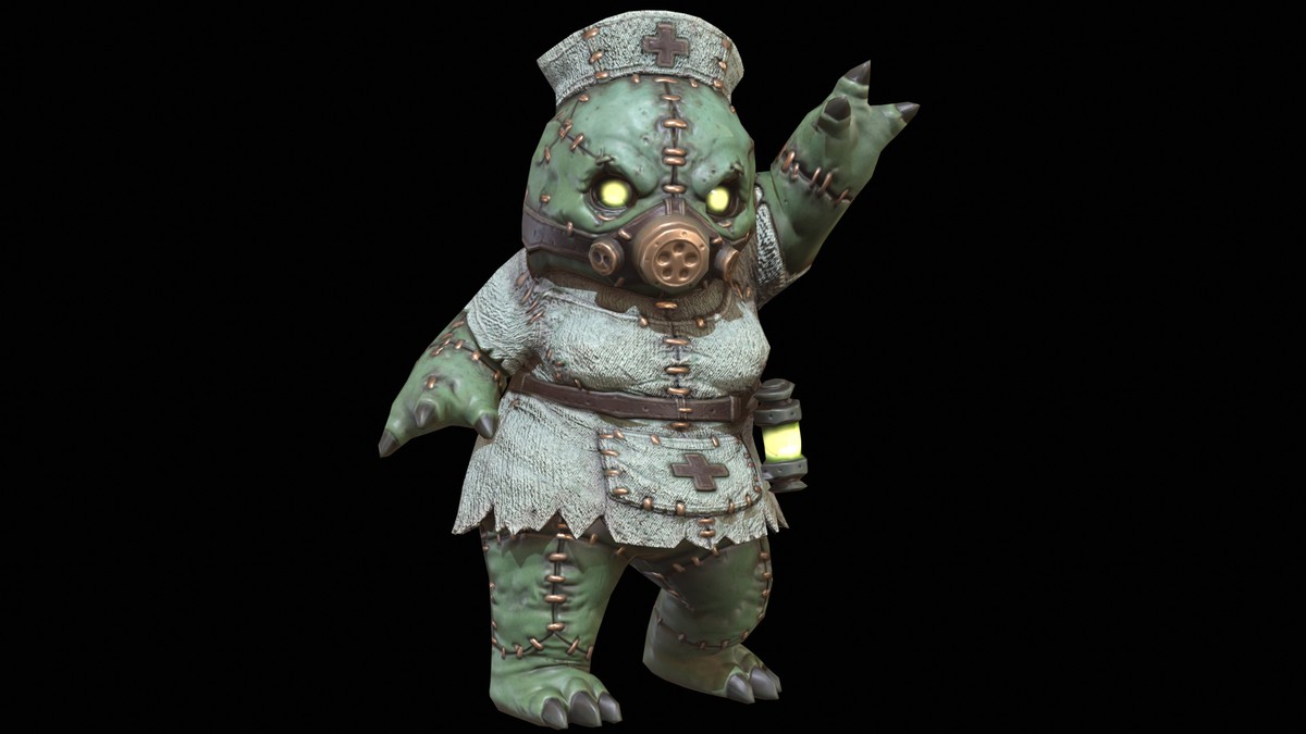 Chibi Necro Zombie Nurse