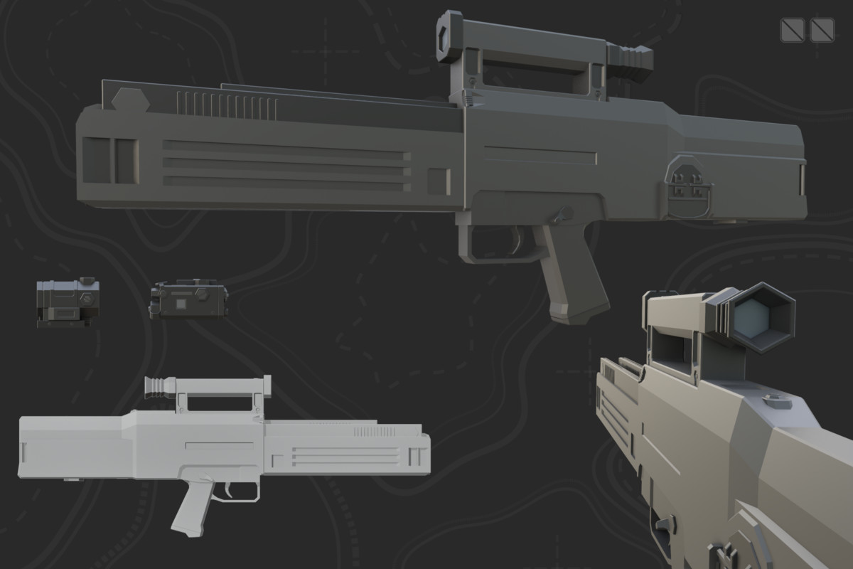 Low Poly Weapon Bundle Pack V