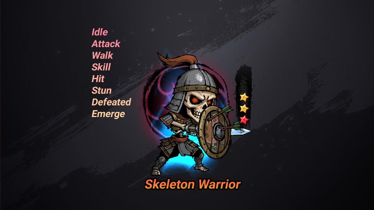Undead Soldier_Spine 2D Animation Character