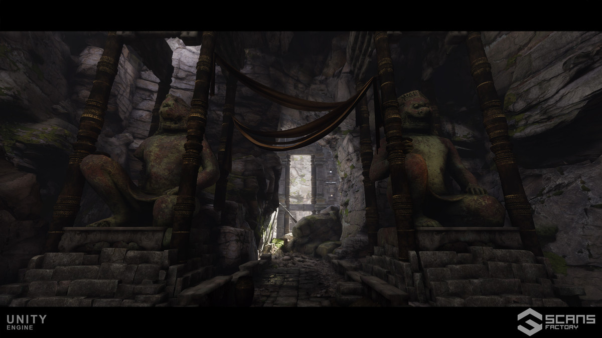 [HDRP] Ancient Temple Ruins - Mountains Environment