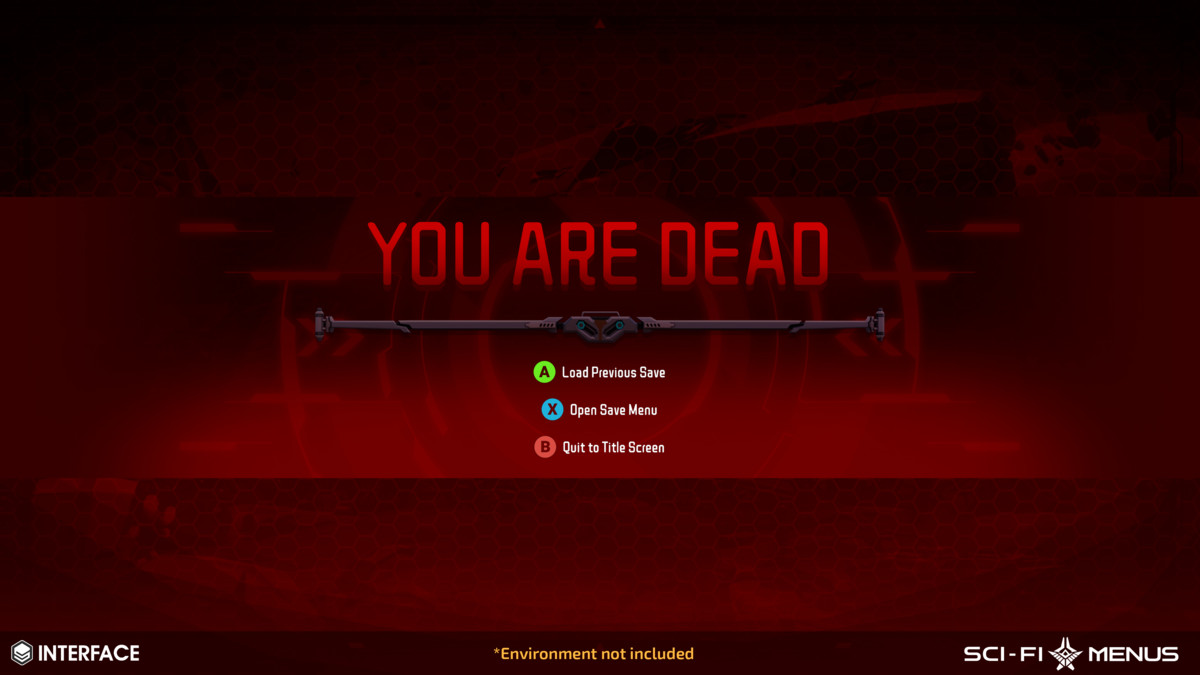 Sci-Fi Menus - Synty INTERFACE - GUI