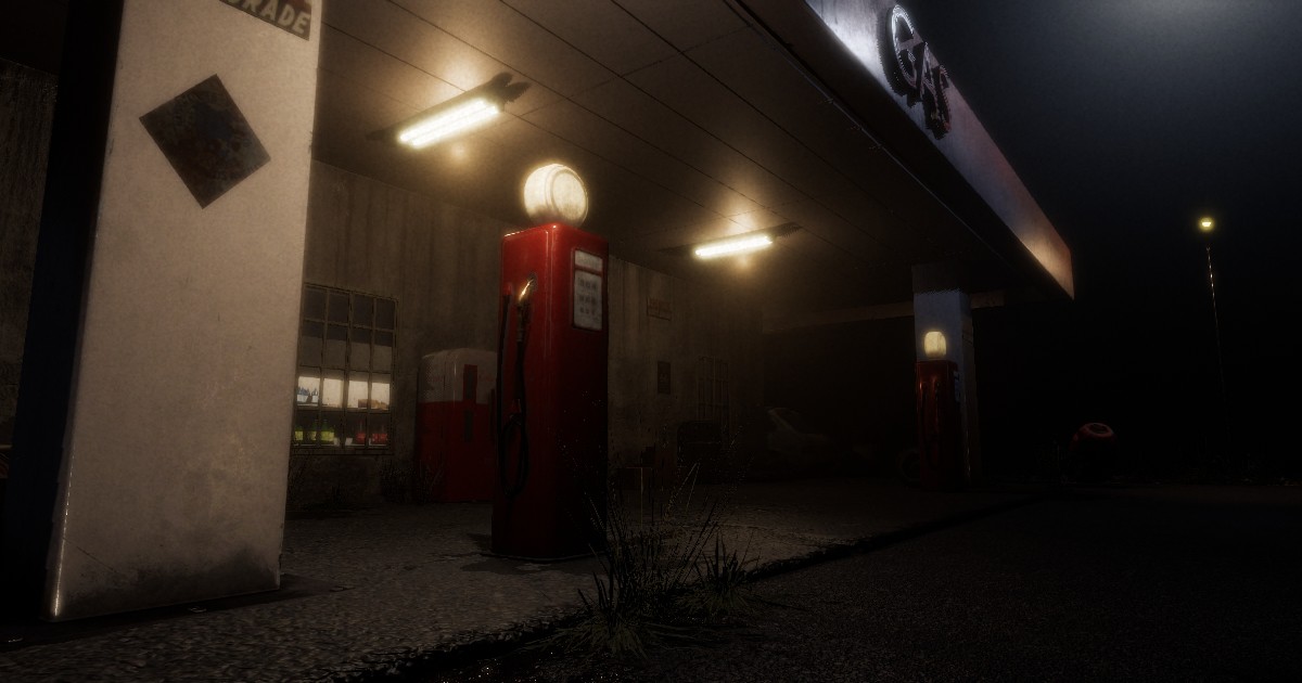 Old Fuel Gas Station