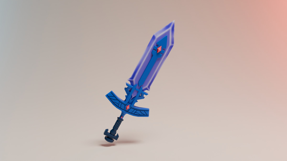Low Poly Sword Stylized - URP