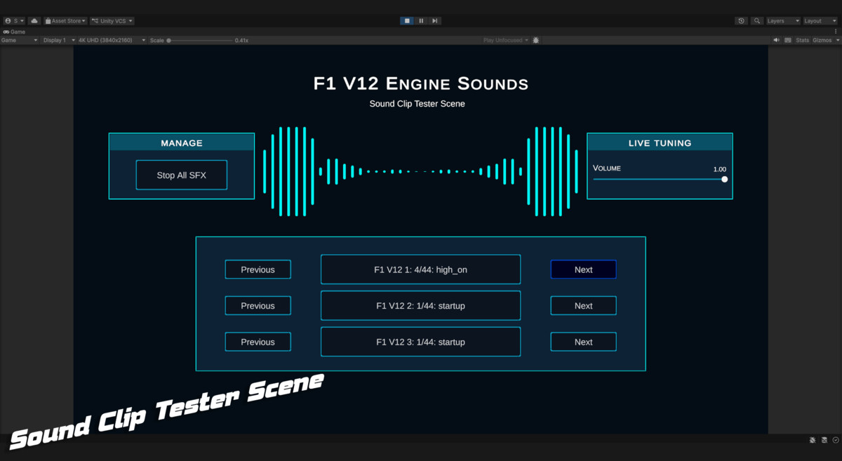 Formula V12 Engine Sounds